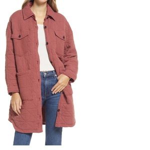 AVEC LES FILLES QUILTED SHACKET